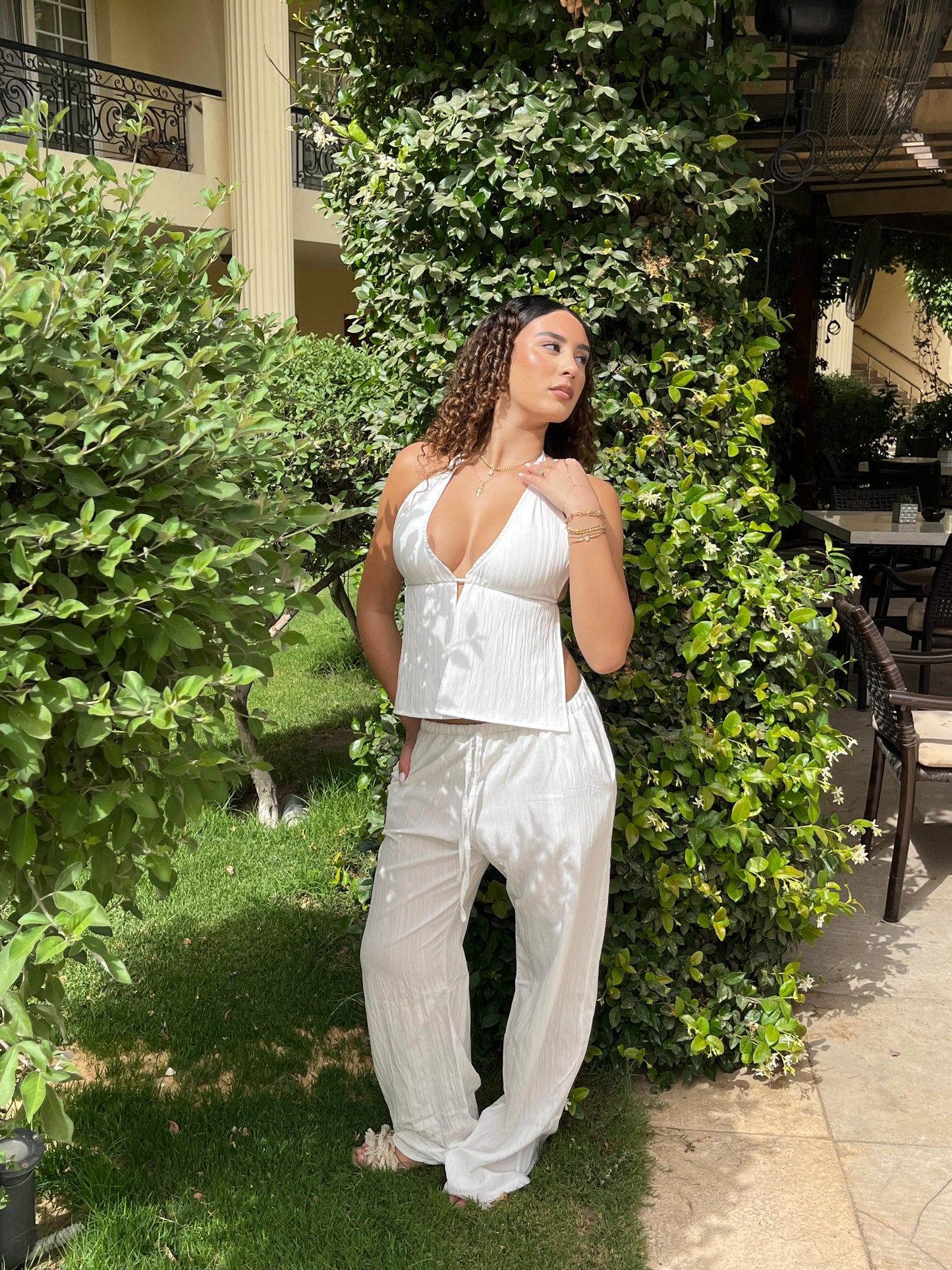 Sunkissed Set in White