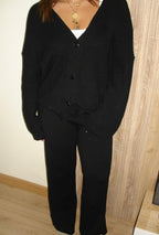 Black Knit Set